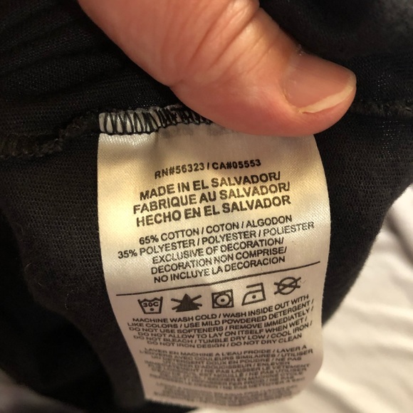 The Nike Athletic Cut Dri Fit Tank XS Black and Distressed White - Picture 12 of 13